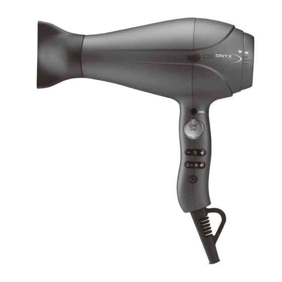 Farouk CHI BIOSILK ONYX EUROSHINE Manual Del Propietário