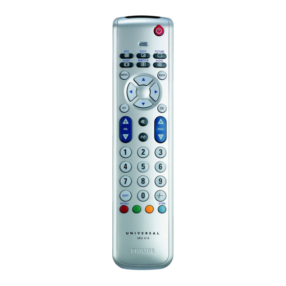 Philips SRU 510/87 Instrucciones De Manejo