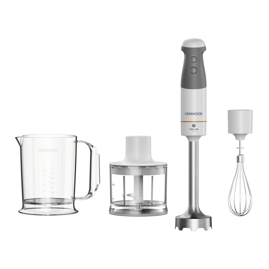 Kenwood Triblade XL HBM40 - Manual de la batidora de mano
