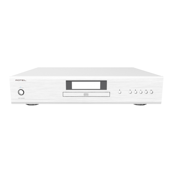 Rotel CD14MKII Manual De Instrucciones