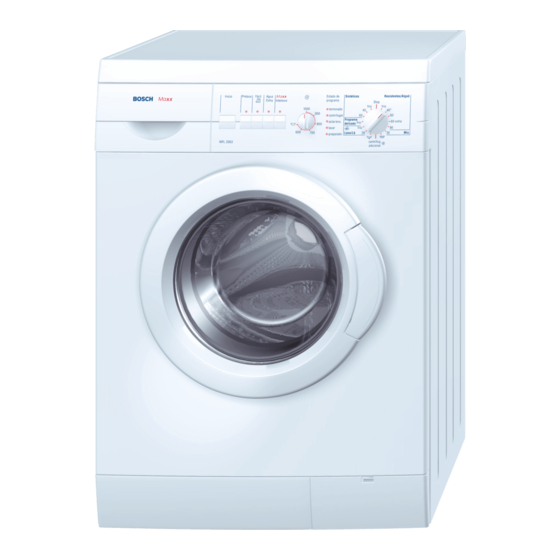 Bosch WFL2071EE Manuales