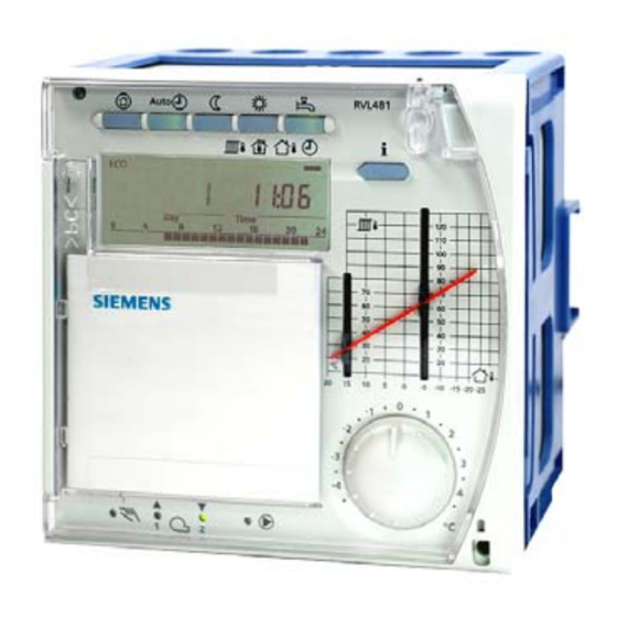 Siemens RVL481 Instrucciones De Montaje