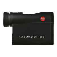 Leica RANGEMASTER CRF 1600 Manual Del Usaurio