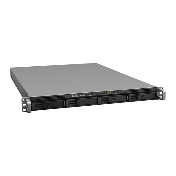 Synology RackStation RS814+ Guía De Instalación Rápida
