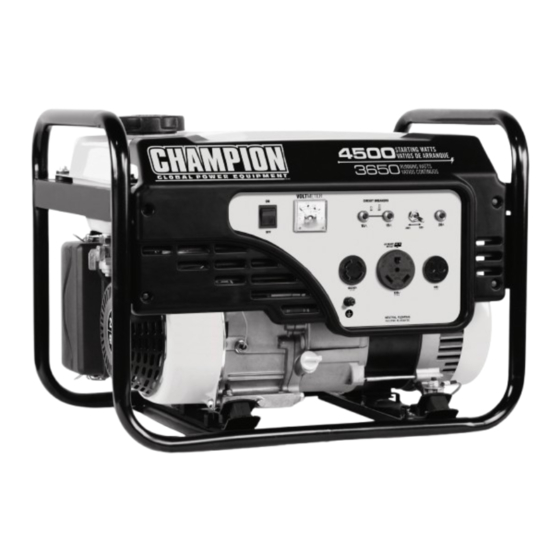 Champion Global Power Equipment 100216 Manual Del Operador