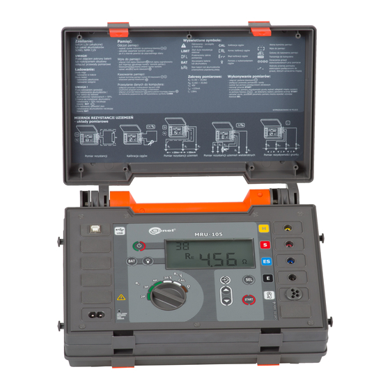 Sonel MRU-105 Manuales