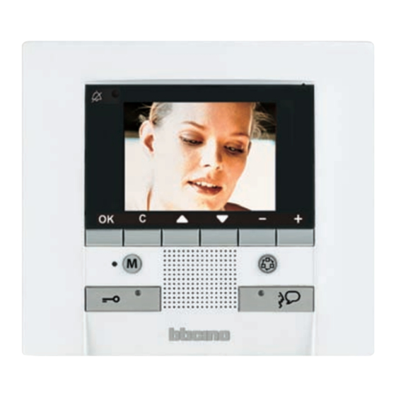 Bticino Polyx Memory Display Manual De Instrucciones