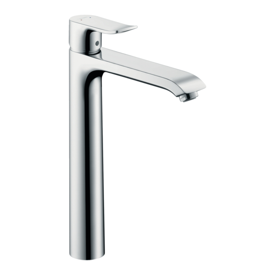 Hansgrohe Metris 100 31088000 Modo De Empleo/Instrucciones De Montaje