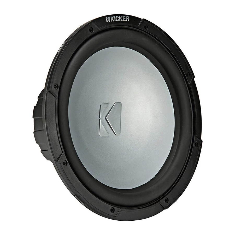 Kicker KM10 Manual Del Propietário