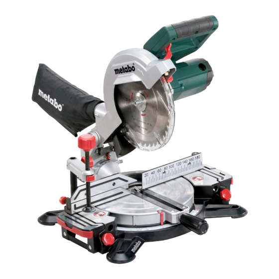 Metabo KS 216 M Lasercut Manual Original
