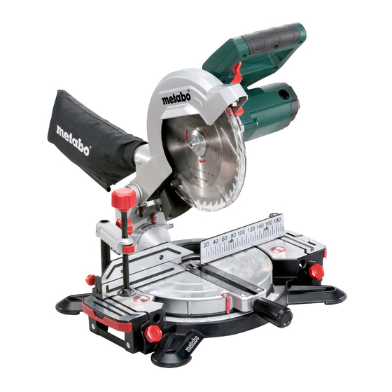 Metabo KS 216 M Lasercut Manual De Instrucciones