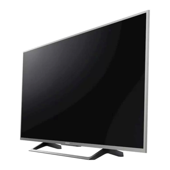 Sony Bravia KD-49XE70 Serie Guía De Configuración