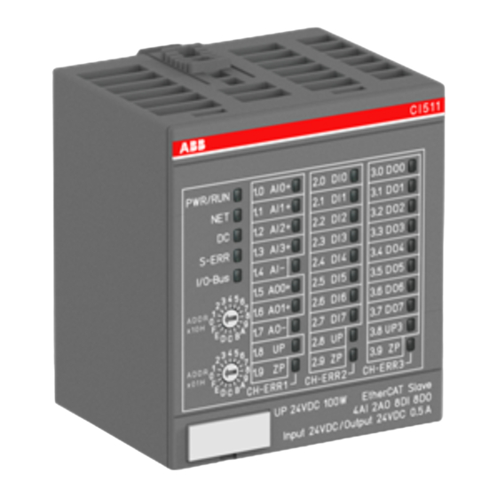 ABB CI501-PNIO Instrucciones De Montaje