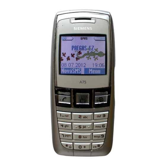 Siemens A75 Manual Del Usuario