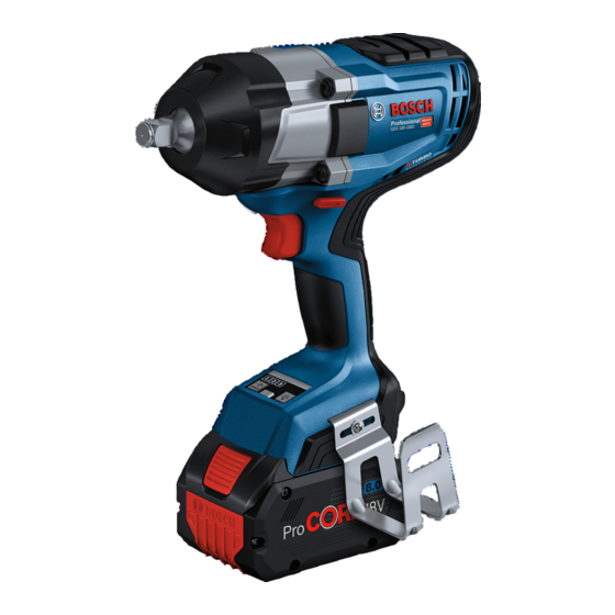 Bosch GDS 18V-1000 Professional Manuales