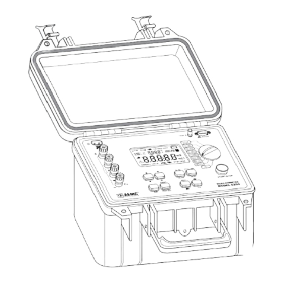 AEMC 6250 Manual De Instrucciones
