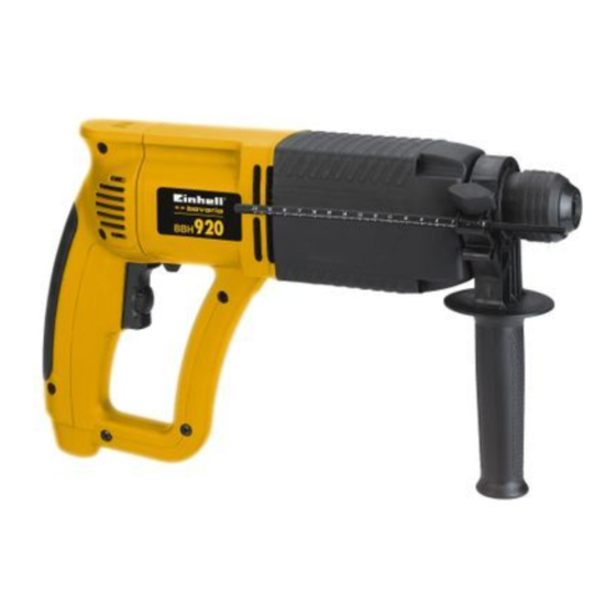 EINHELL bavaria BBH 920 Manual De Instrucciones