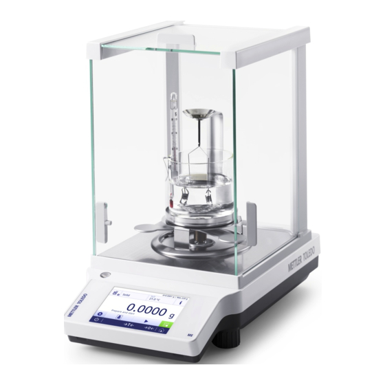 Mettler Toledo ME-T Instrucciones De Manejo