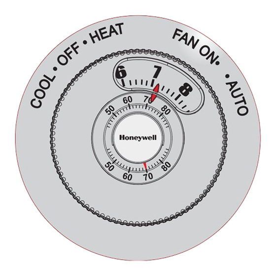 Honeywell CT87N Easy-To-See Manual De Uso
