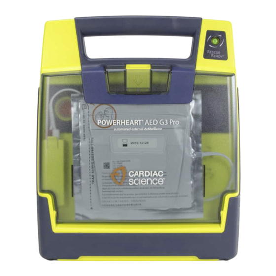 Cardiac Science POWERHEART AED G3 PRO 9300P Manual De Uso Y Mantenimiento