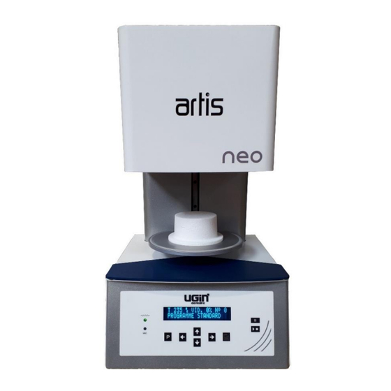 Ugin artis neo Manual De Instrucciones