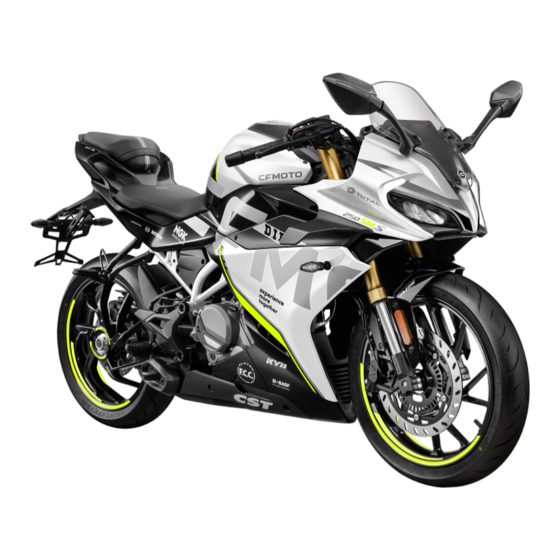CF MOTO 250SR Manual Del Propietário