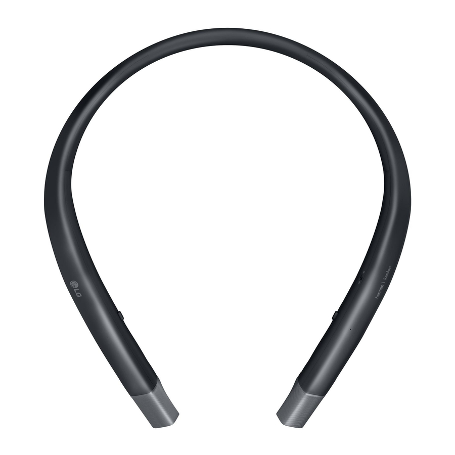 LG TONE INFINIM HBS-920 Manual Del Usuario