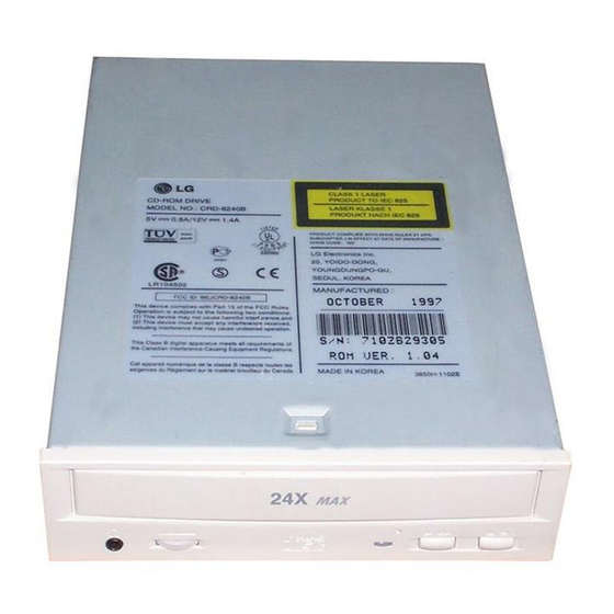 LG CRD-8240B Manuales