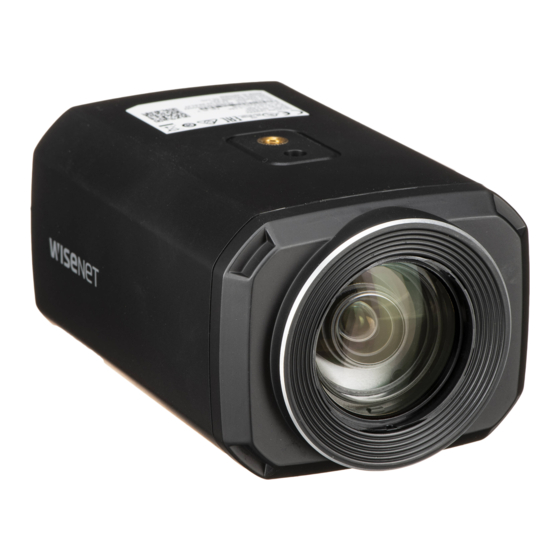 Wisenet XNZ-6320 Manual Del Usuario