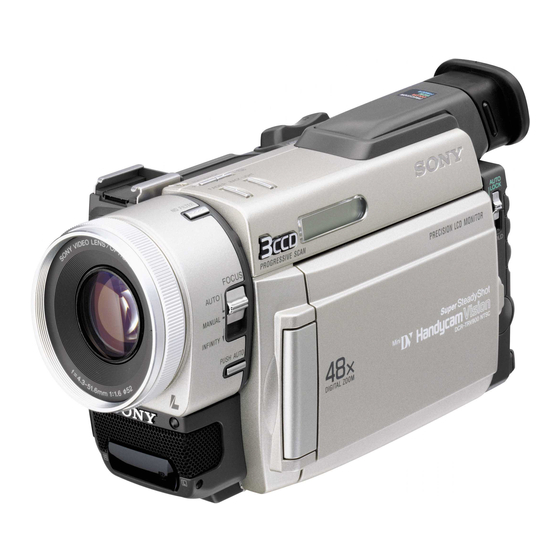 Sony DCR-TRV890E Manual De Instrucciones