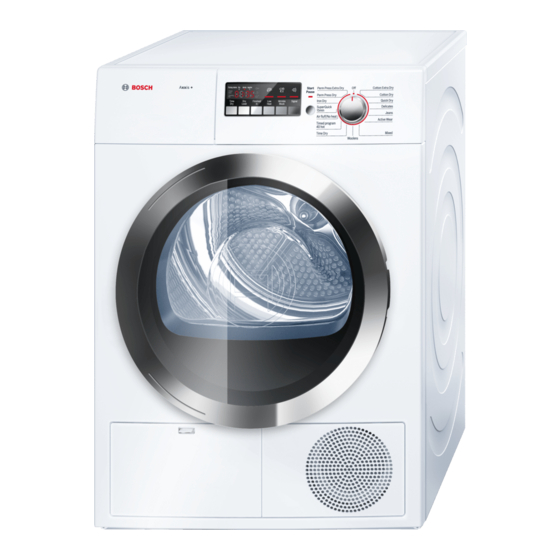 Bosch WTB86202UC Manual De Uso