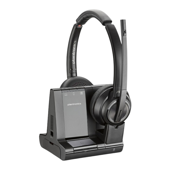 Plantronics Savi 8200 Serie Guia Del Usuario