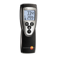 Testo 925 Manual De Instrucciones