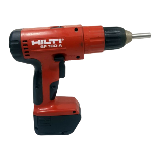 Hilti SF 100-A Manual De Instrucciones