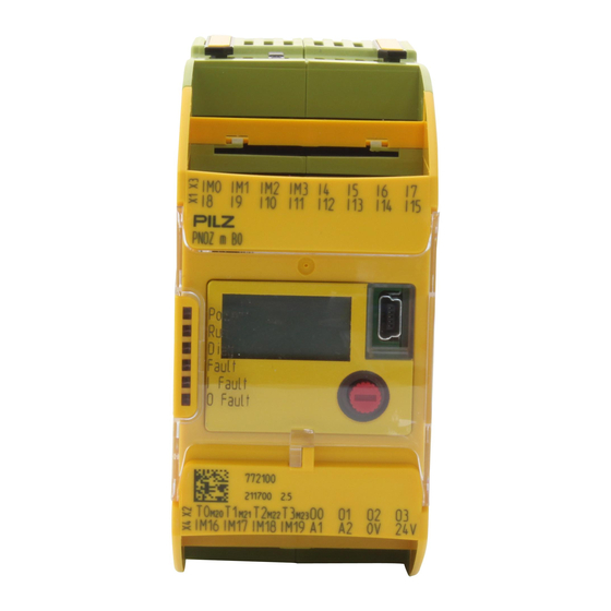 Pilz PNOZ m B0 Manual De Instrucciones