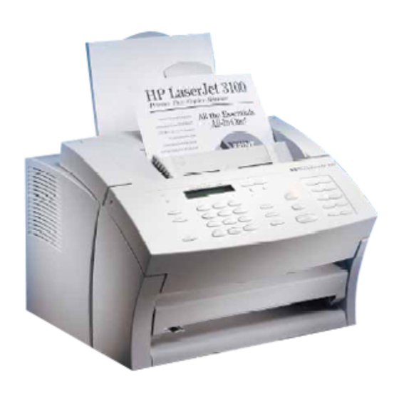 HP LaserJet 3100 Guia Del Usuario