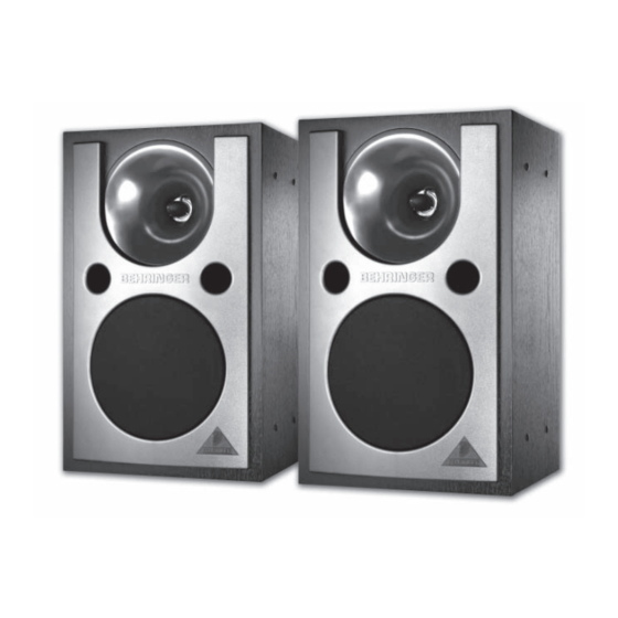 Behringer BUSINESS ENVIRONMENT SPEAKERS CE1000P Manual De Uso