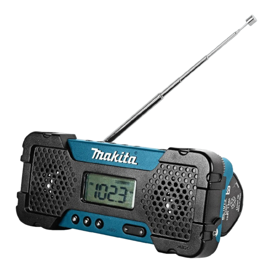 Makita MR051 Manual De Instrucciones