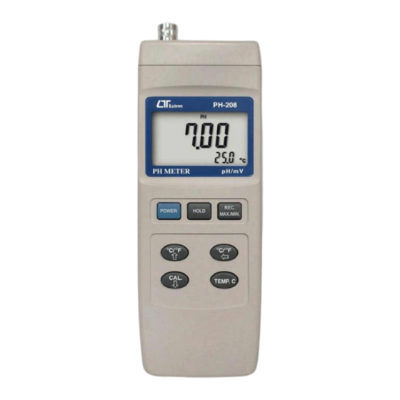 Lutron PH-208 Manual De Funcionamiento