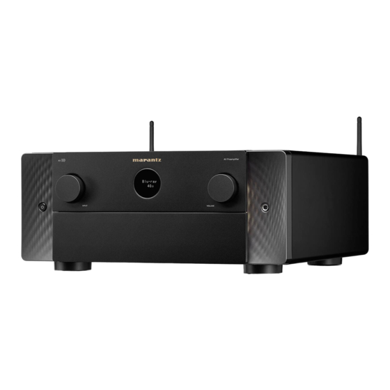 Marantz AV 10 Manual Del Usuario