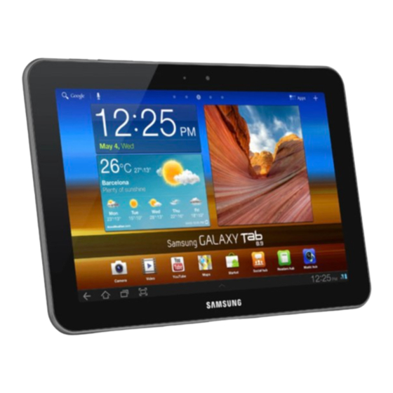 Samsung Galaxy tab 8.9 GT-P7310 Manual De Usuario