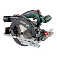 Metabo KS 18 LTX 57 Manual De Instrucciones Original