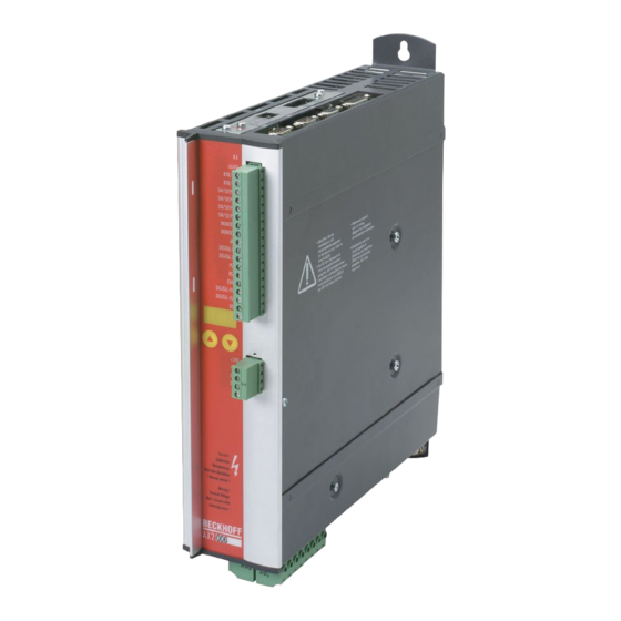 Beckhoff AX2000 Manual Del Operador