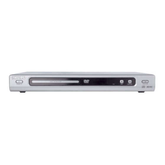 Philips DVD625 Para El Usuario