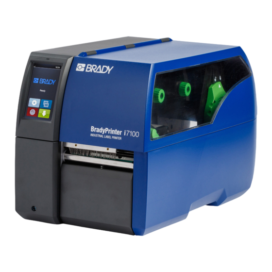 Brady i7100 Instrucciones De Uso