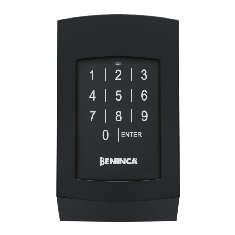 Beninca BE.CODE Manuales