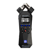 Zoom H1essential Guia De Inicio Rapido