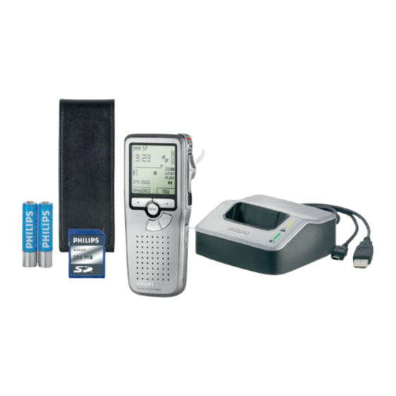 Philips Digital Pocket Memo Guia De Inicio Rapido