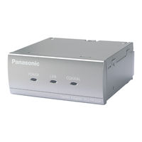 Panasonic WJ-PR201E Manual De Instrucciones
