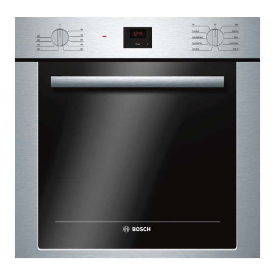 Bosch HBE5451UC Manual De Instalación / Guía Del Usuario